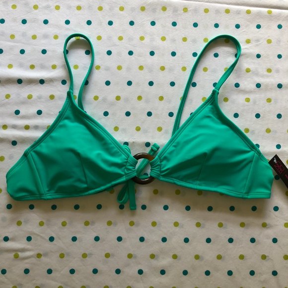 No Boundaries Other - No Boundaries Teal Bikini Top